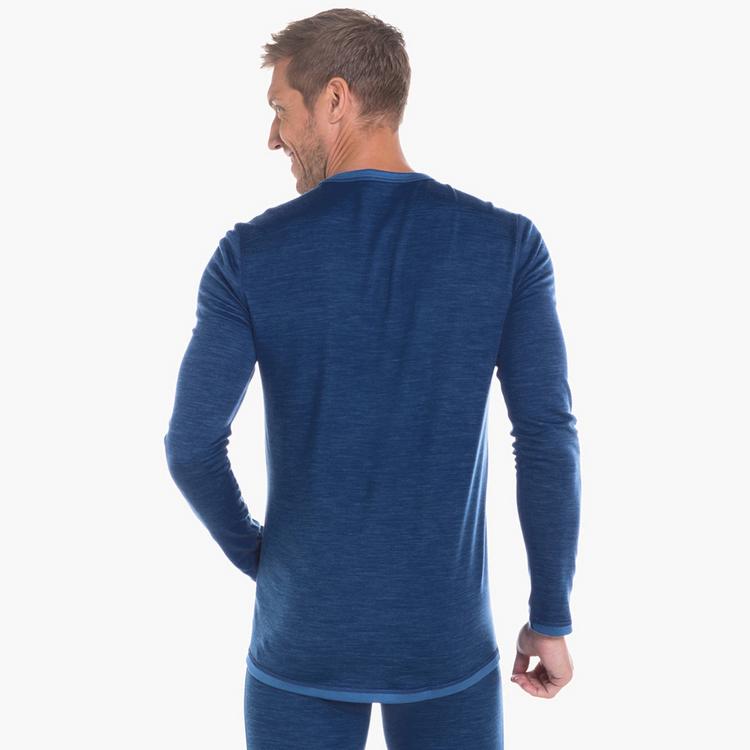 Sch&ouml;ffel Sch&ouml;ffel Ski Merino Sport Shirt 1/1 Arm M Funktionsshirt Herren - mazarine blue - 1 | SportScheck