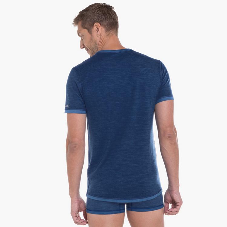 Sch&ouml;ffel Sch&ouml;ffel Ski Merino Sport Shirt 1/2 Arm M Funktionsshirt Herren - mazarine blue - 1 | SportScheck