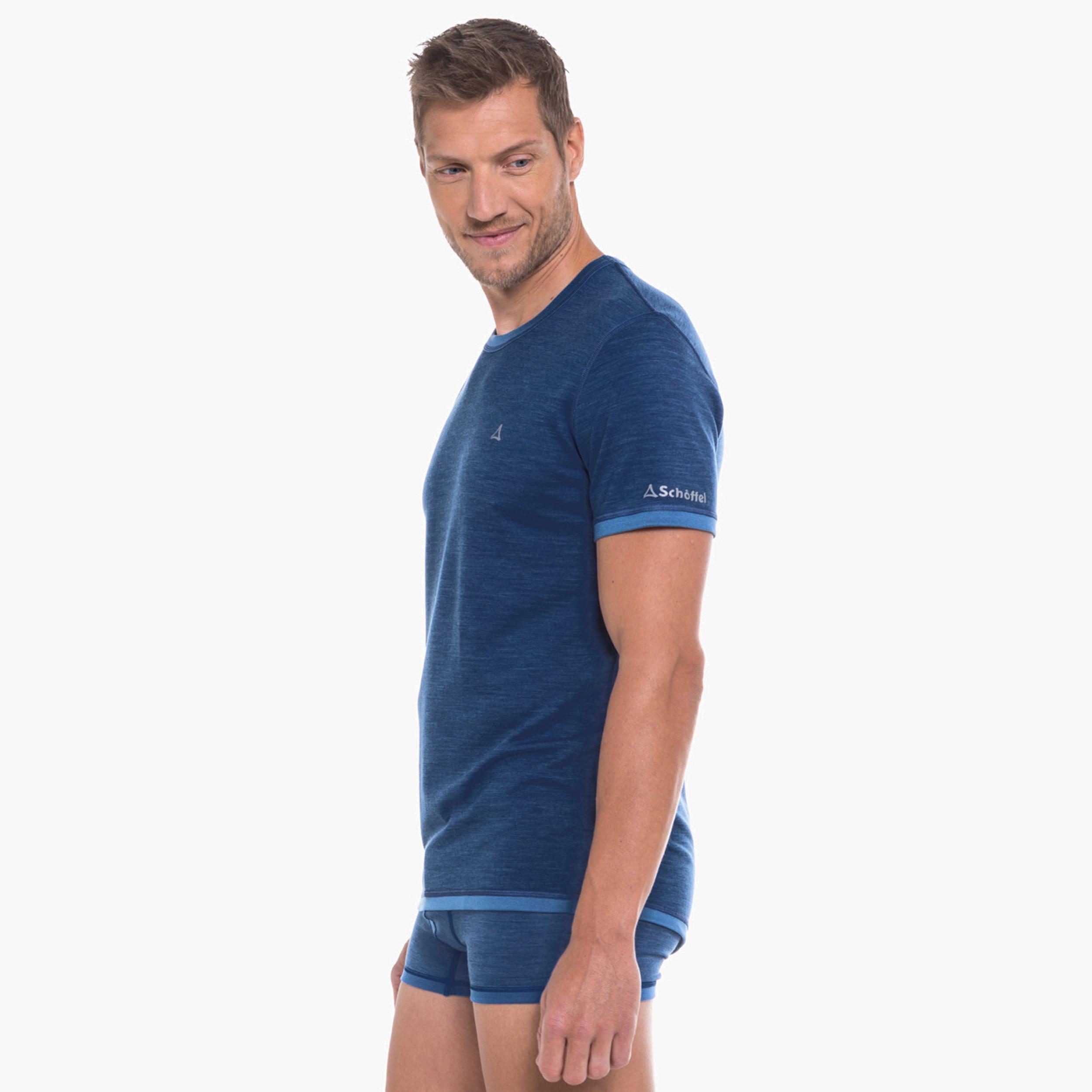 Schöffel Sport Arm M blue Shop Merino kaufen 1/2 Online von Shirt im SportScheck mazarine Funktionsshirt Herren
