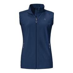 Schöffel Softshell Vest Tonion L Outdoorweste Damen dress blue