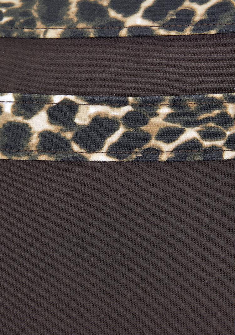 Lascana Lascana Highwaist-Bikini-Hose Bikini Hose Damen - braun-leo - 1 | SportScheck