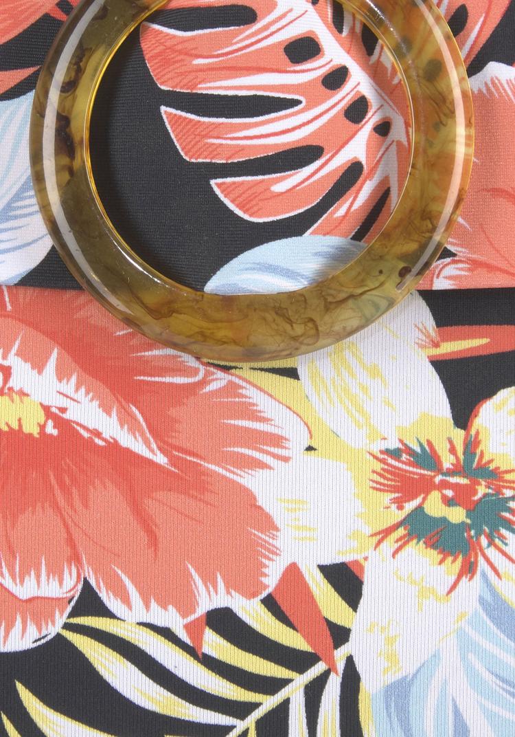 S.OLIVER S.OLIVER Highwaist-Bikini-Hose Bikini Hose Damen - schwarz-bedruckt - 0 | SportScheck