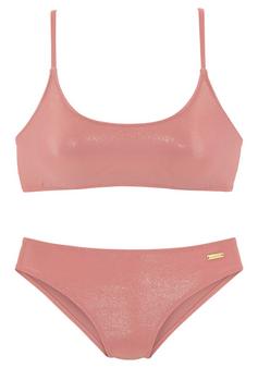 Lascana Bustier-Bikini Bikini Set Damen altrosa