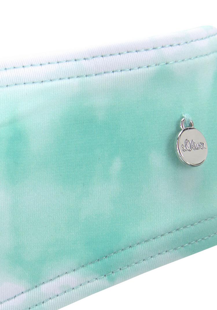 S.OLIVER S.OLIVER Bikini-Hose Bikini Hose Damen - t&uuml;rkis-wei&szlig; - 0 | SportScheck