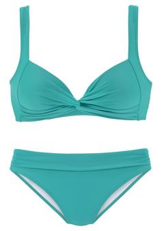 Lascana Triangel-Bikini Bikini Set Damen petrol