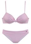 S.OLIVER Bikini Set Damen - ros&eacute;-wei&szlig;