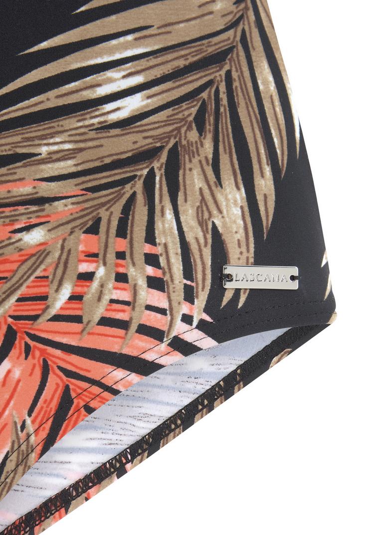 Lascana Lascana Badeanzug Badeanzug Damen - schwarz-bedruckt - 1 | SportScheck