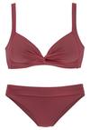 Lascana Triangel-Bikini Bikini Set Damen - rostrot