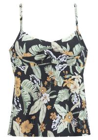 sunseeker B&uuml;gel-Tankini-Top Bikini Oberteil Damen - schwarz-bedruckt
