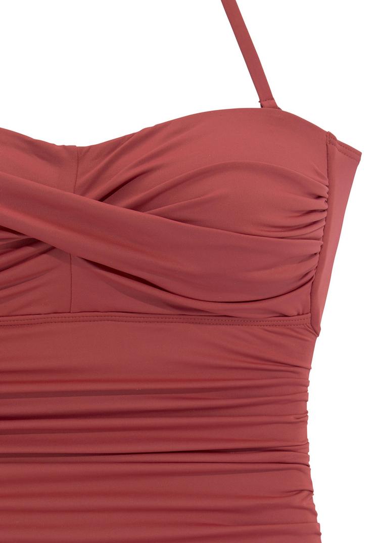 Lascana Lascana Badeanzug Badeanzug Damen - rostrot - 1 | SportScheck