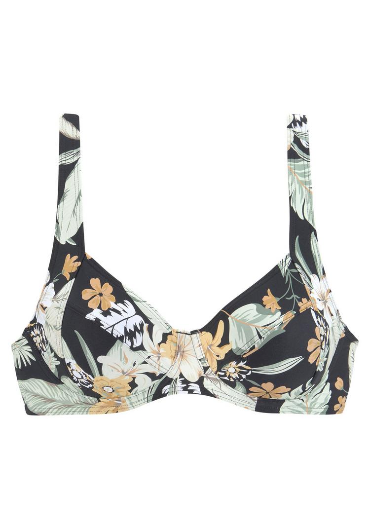 sunseeker sunseeker B&uuml;gel-Bikini-Top Bikini Oberteil Damen - schwarz-bedruckt - 0 | SportScheck