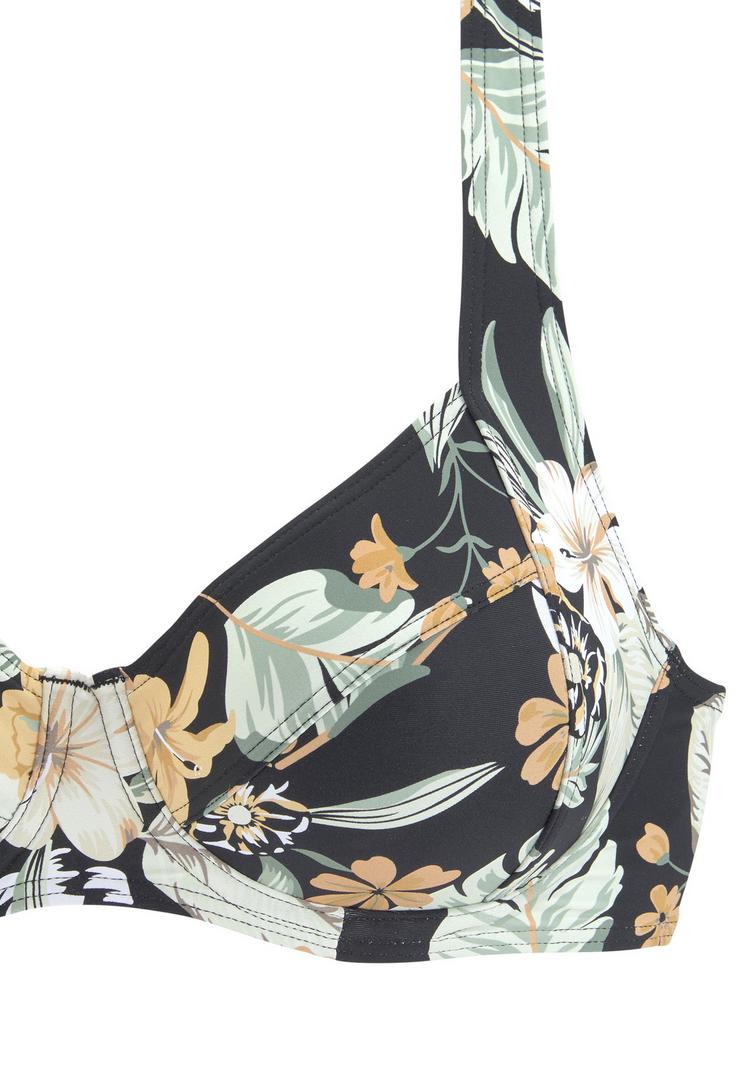 sunseeker sunseeker B&uuml;gel-Bikini-Top Bikini Oberteil Damen - schwarz-bedruckt - 0 | SportScheck