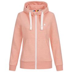 DEPROC active FinjaCMYK Women Sweatjacke Damen peach melange