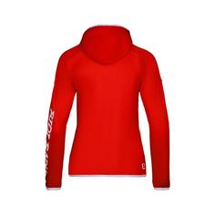 Rückansicht von BIDI BADU Inga Tech Jacket Funktionsjacke Damen rot