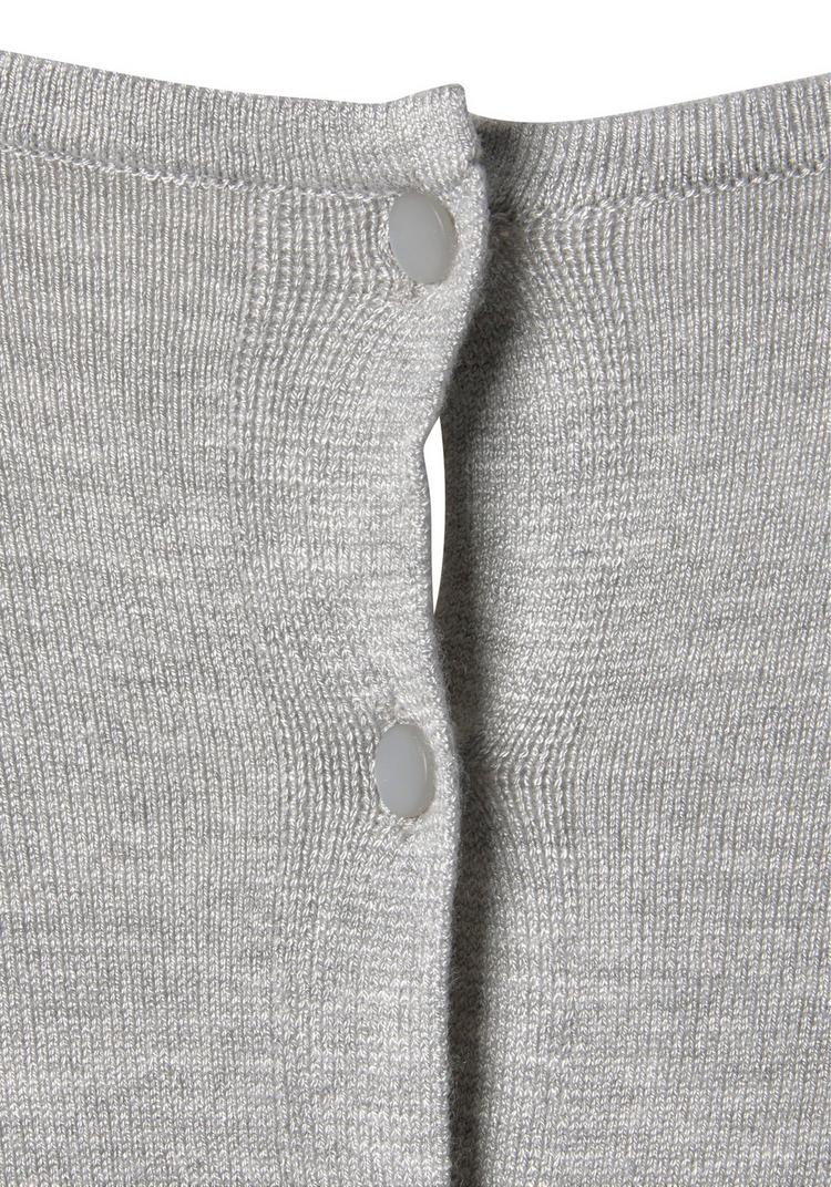 Vivance Vivance Kurzarmpullover Rundhalspullover Damen - grau-meliert - 2 | SportScheck