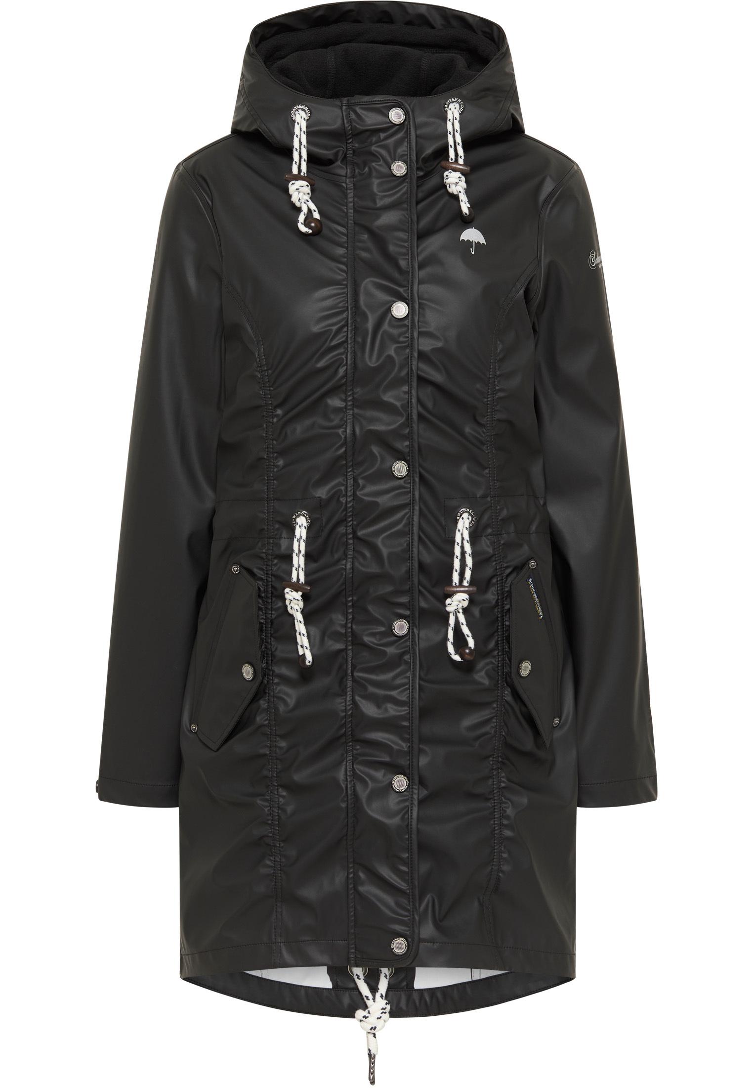Schmuddelwedda Regenjacke Damen Schwarz