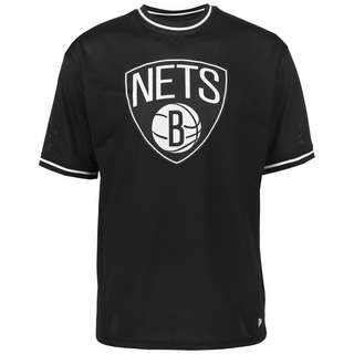 New Era NBA Brooklyn Nets Mesh Team Logo Fanshirt Herren schwarz / weiß
