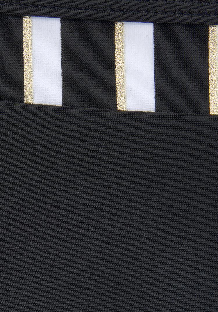 Lascana Lascana B&uuml;gel-Bikini Bikini Set Damen - schwarz-wei&szlig;-goldfarben - 0 | SportScheck