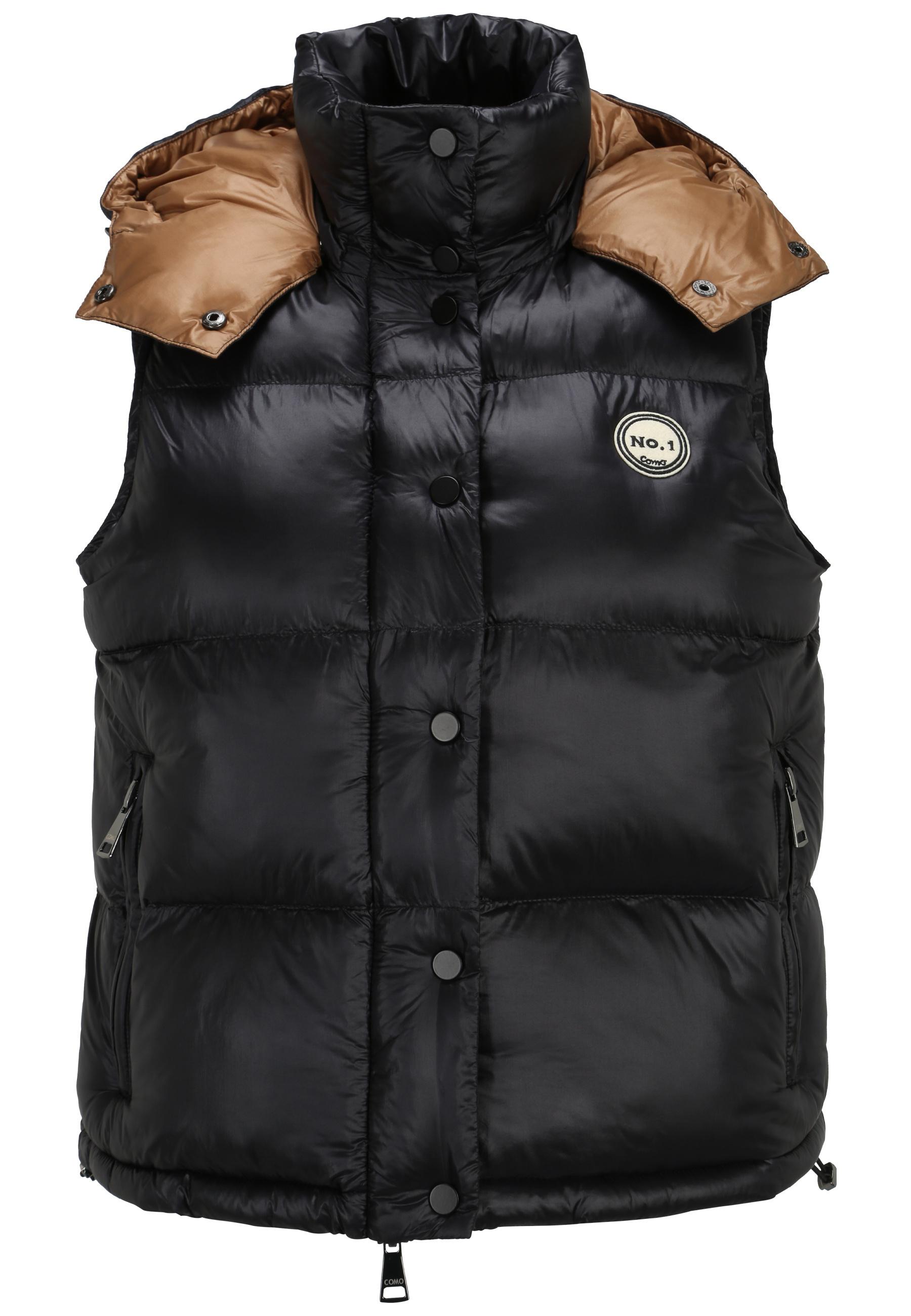 No.1 Como Steppjacke Damen BLACK/CROISSANT