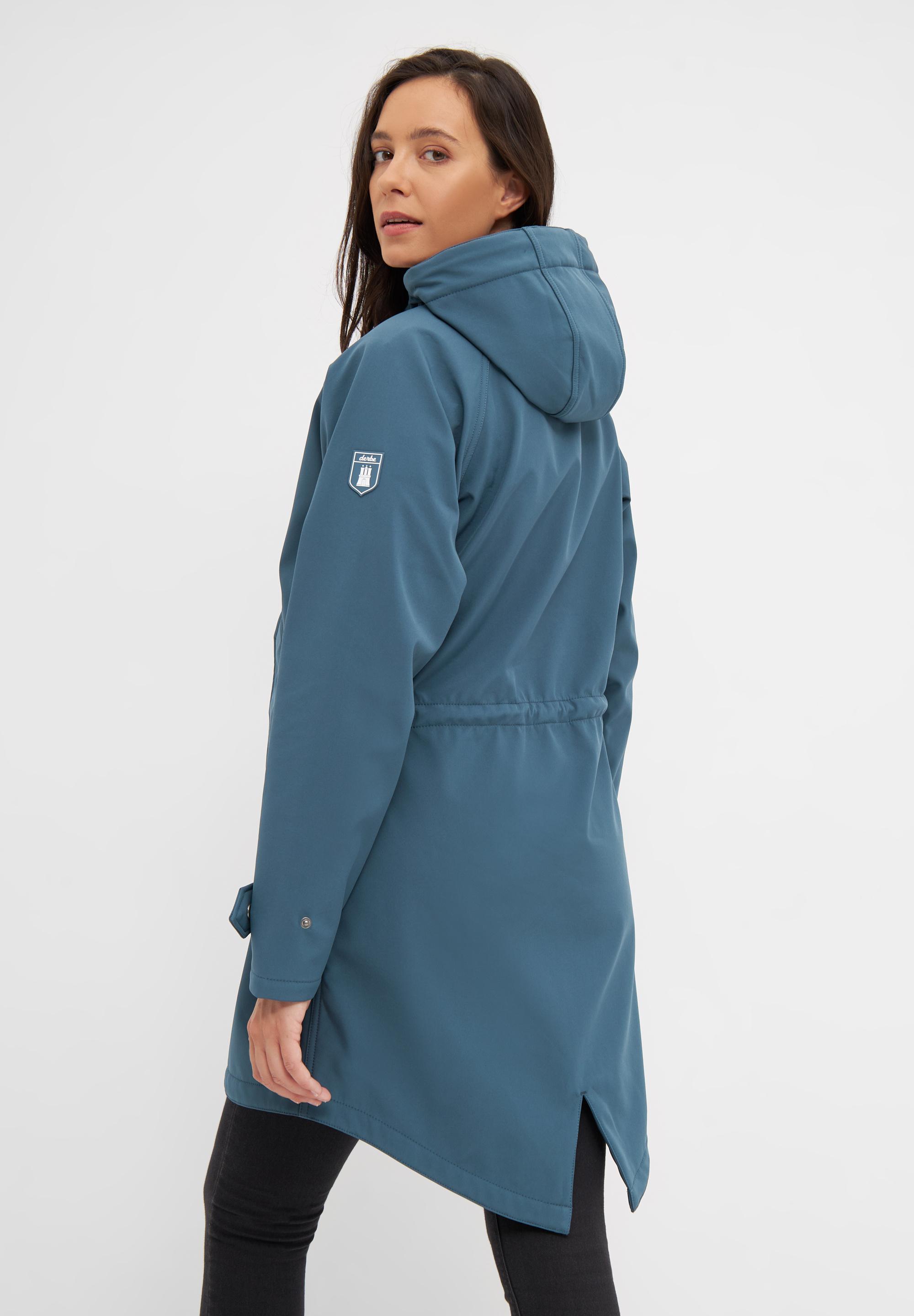 Derbe Island Friese Softshelljacke Damen orion blue im Online Shop