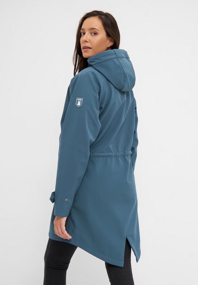 Derbe Derbe Island Friese Softshelljacke Damen - orion blue - 2 | SportScheck