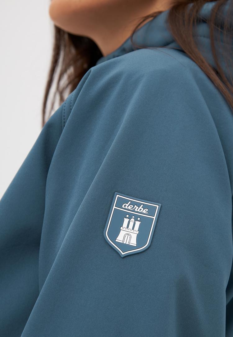 Derbe Derbe Island Friese Softshelljacke Damen - orion blue - 0 | SportScheck