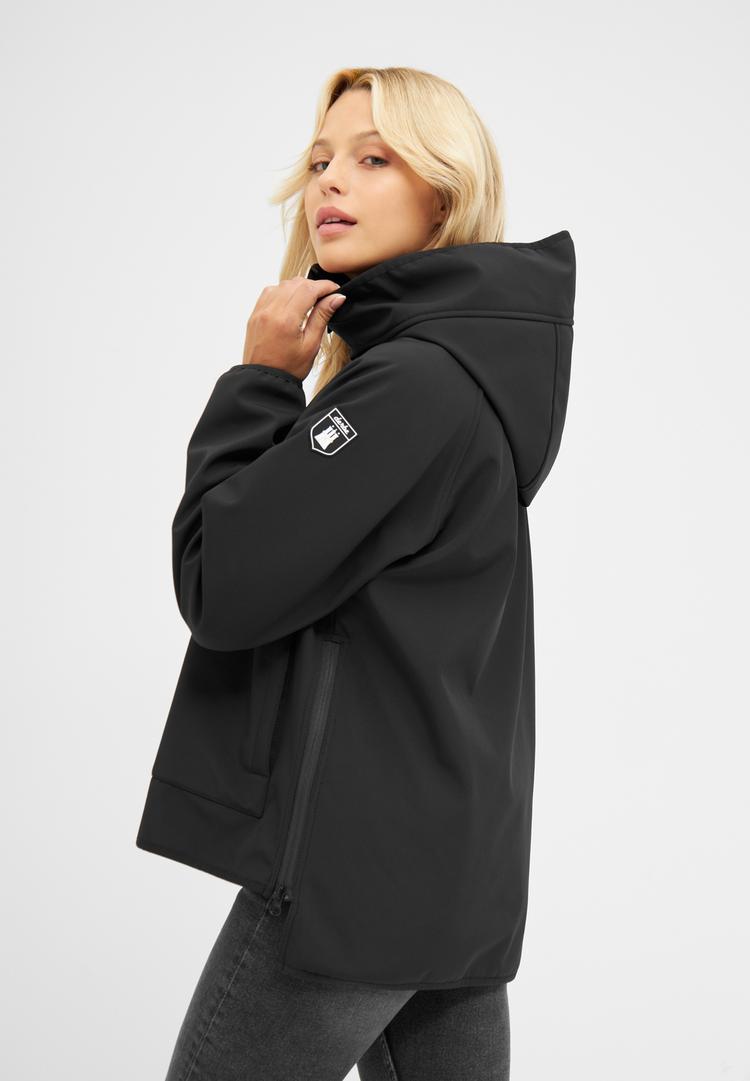Derbe Derbe Peutby Softshelljacke Damen - schwarz - 2 | SportScheck