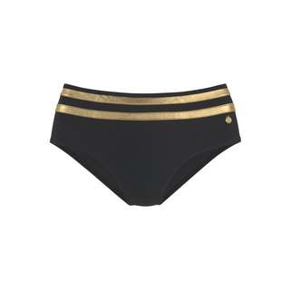 Lascana Bikini Hose Damen schwarz-goldfarben