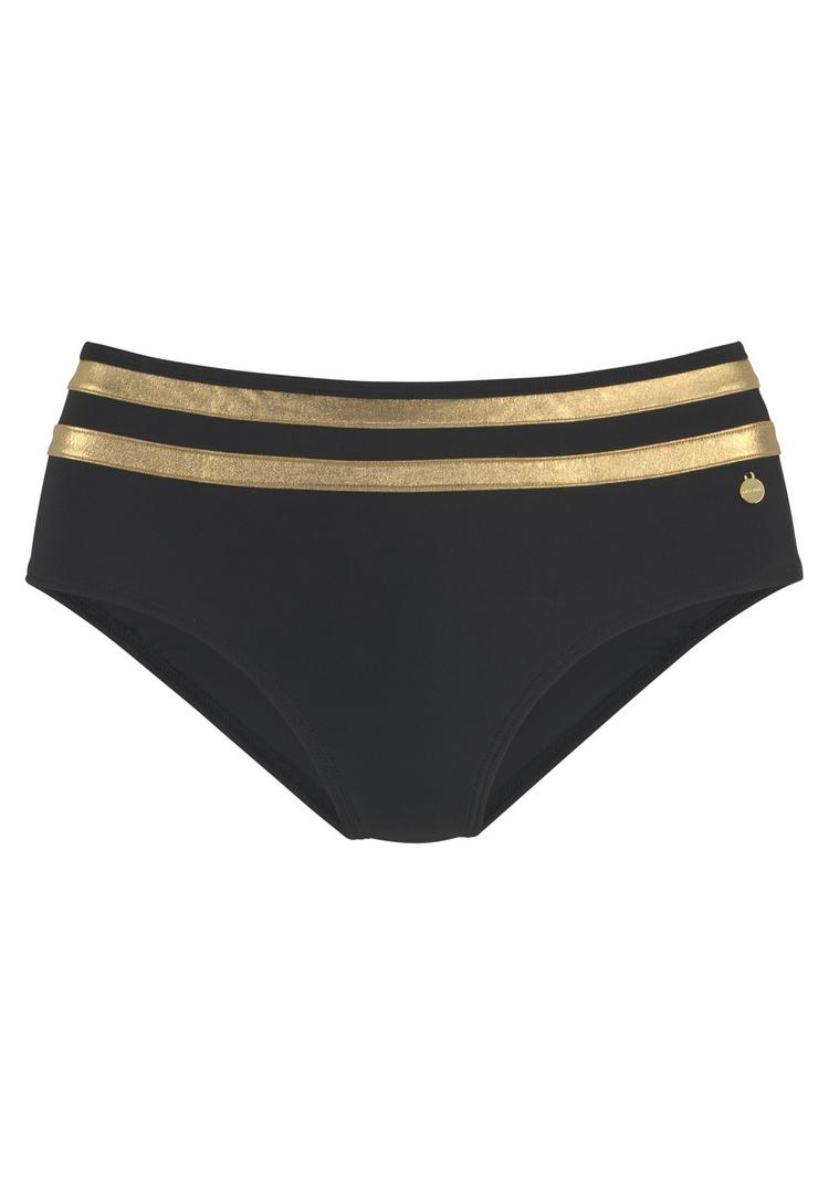 Lascana Lascana Bikini-Hose Bikini Hose Damen - schwarz-goldfarben - 0 | SportScheck