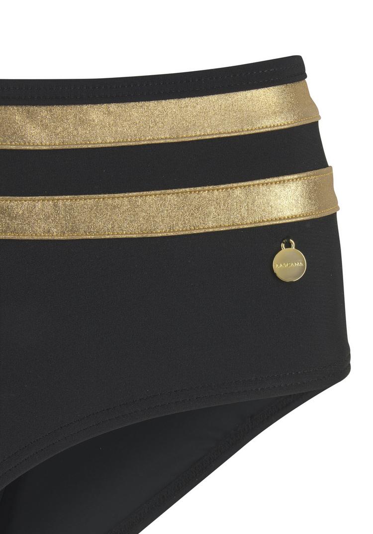 Lascana Lascana Bikini-Hose Bikini Hose Damen - schwarz-goldfarben - 1 | SportScheck