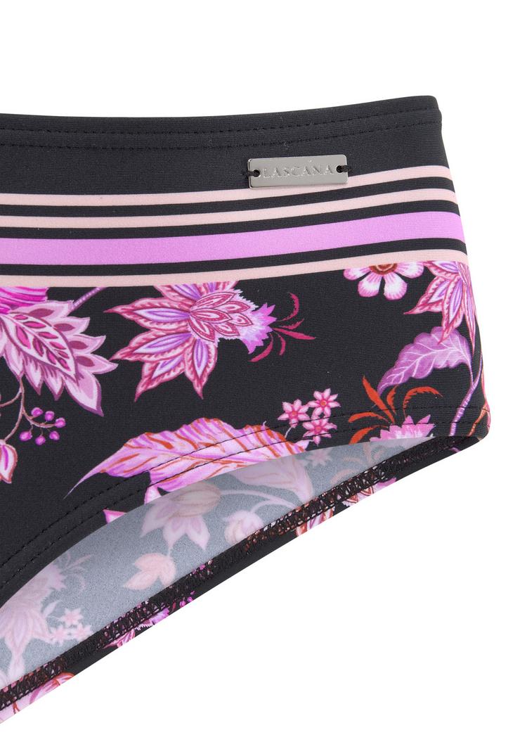 Lascana Lascana Bikini-Hose Bikini Hose Damen - schwarz-pink - 1 | SportScheck