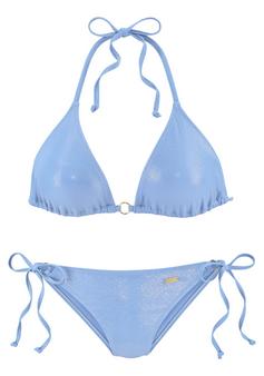 Lascana Triangel-Bikini Bikini Set Damen hellblau