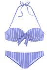 Vivance B&uuml;gel-Bandeau-Bikini Bikini Set Damen - blau - creme