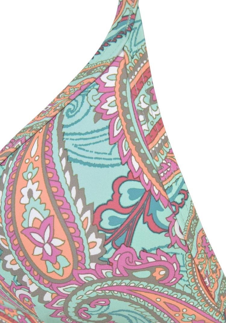 VENICE BEACH VENICE BEACH Triangel-Bikini-Top Bikini Oberteil Damen - mint-bedruckt - 0 | SportScheck