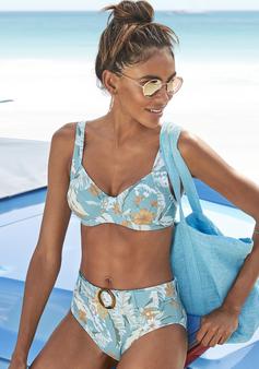 Rückansicht von sunseeker Bügel-Bikini-Top Bikini Oberteil Damen aquablau