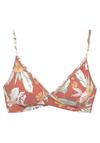 sunseeker Triangel-Bikini-Top Bikini Oberteil Damen - rostrot-bedruckt