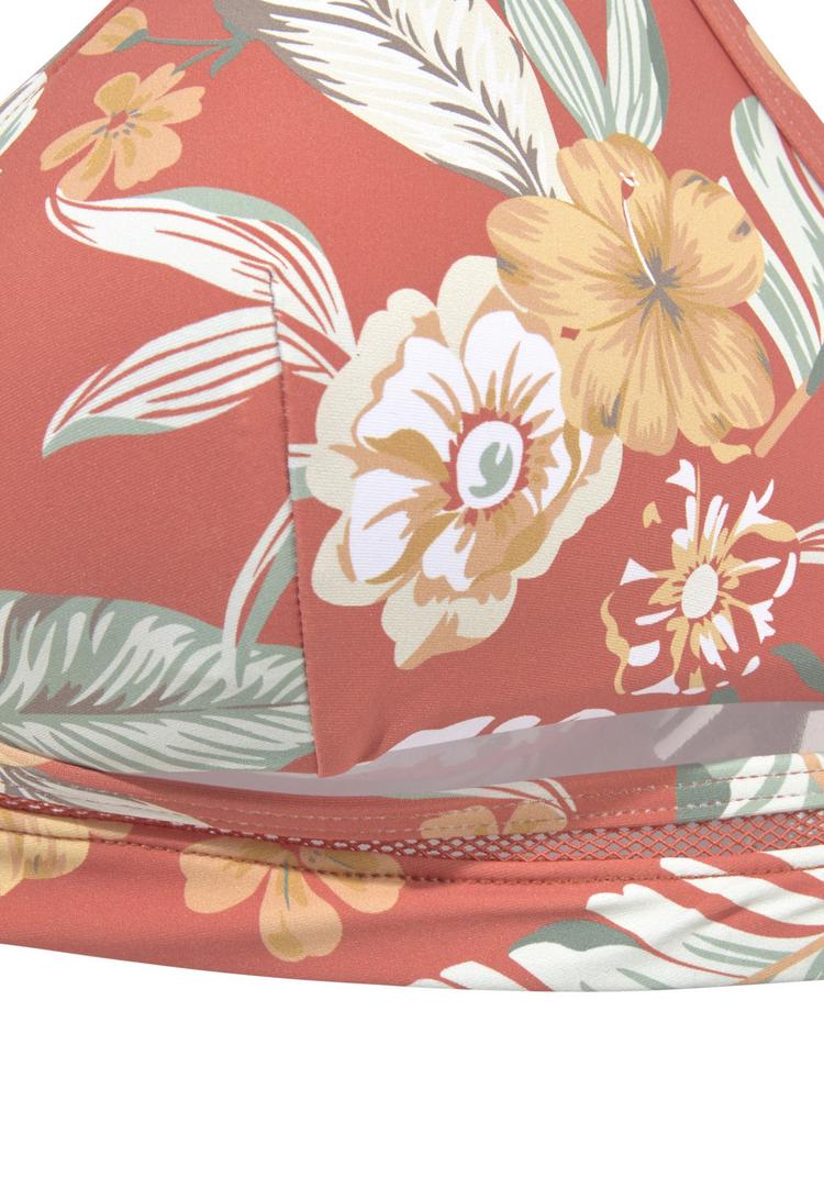 sunseeker sunseeker Triangel-Bikini-Top Bikini Oberteil Damen - rostrot-bedruckt - 1 | SportScheck