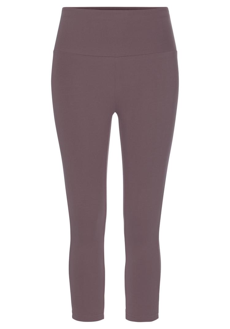 Lascana Lascana Caprileggings Tights Damen - mauve - 0 | SportScheck