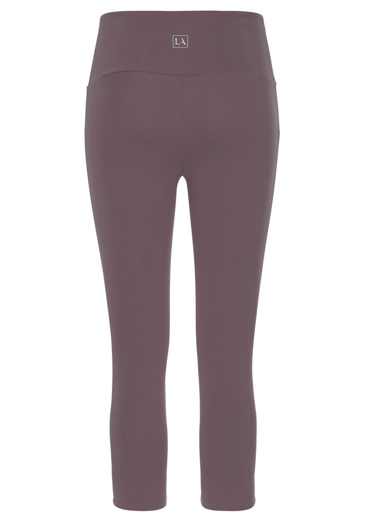 Lascana Lascana Caprileggings Tights Damen - mauve - 0 | SportScheck