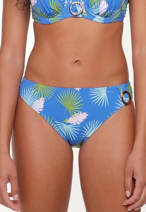 Rückansicht von LingaDore Bikini Brief Bikini Hose Damen Palm leaf print