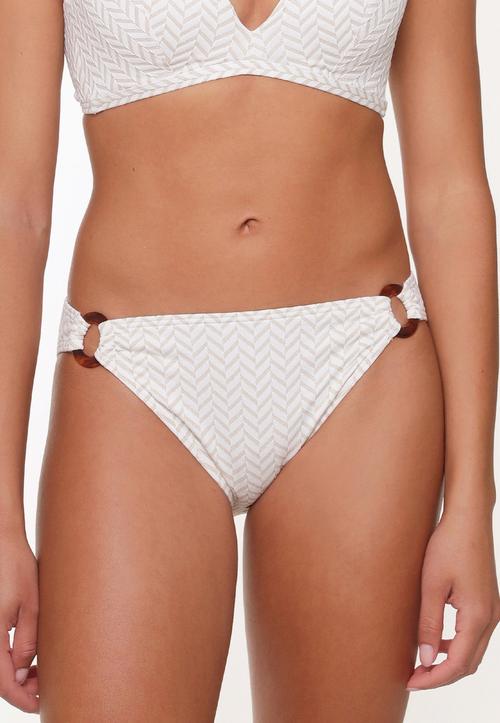 Rückansicht von LingaDore Bikini Brief Bikini Hose Damen Fishbone print