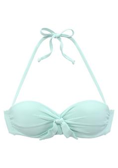 Lascana Bügel-Bandeau-Bikini-Top Bikini Oberteil Damen hellblau