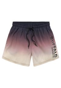Buffalo Badeshorts Badehose Herren - schwarz-orange