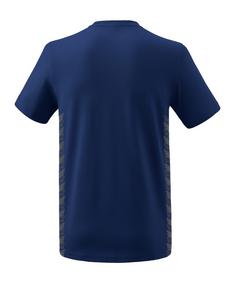 Rückansicht von Erima Team Essential T-Shirt Funktionsshirt Herren blau