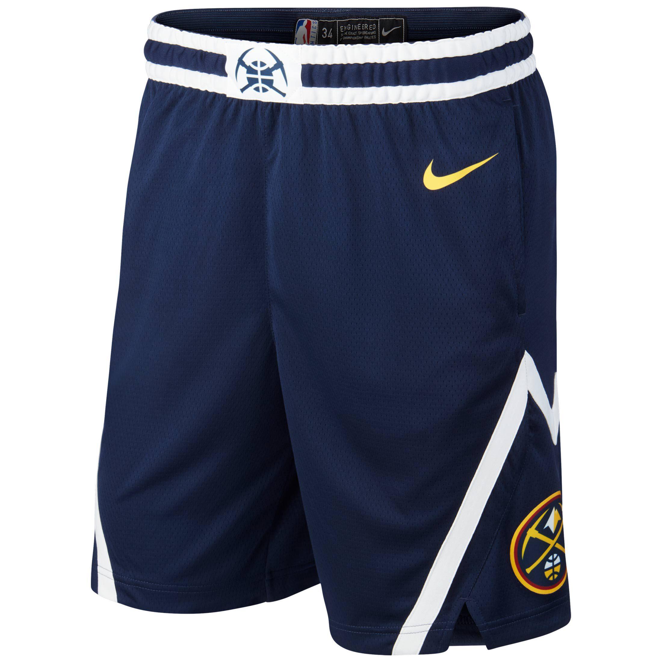 Nike NBA Denver Nuggets Icon Edition Swingman BasketballShorts Herren