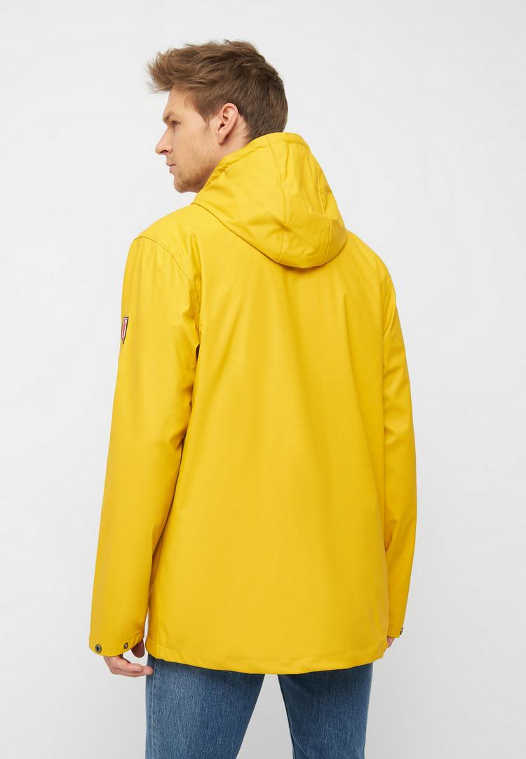 Derbe Derbe Passby Regenjacke Herren - yellow navy - 2 | SportScheck