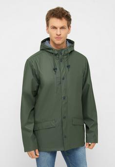 Rückansicht von Derbe Passby Regenjacke Herren olive navy