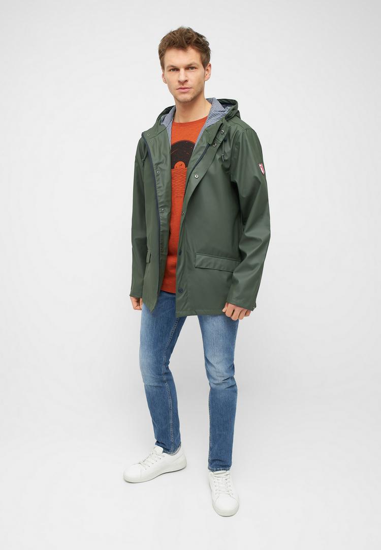 Derbe Derbe Passby Regenjacke Herren - olive navy - 1 | SportScheck