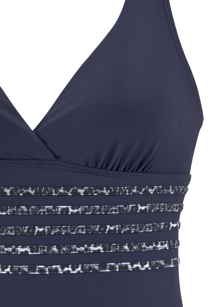 Lascana Lascana Badeanzug Badeanzug Damen - marine-leo - 0 | SportScheck