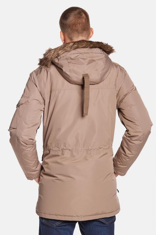 Rückansicht von Jeff Green Mason Parka Herren Fossil